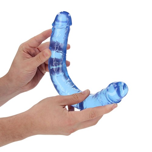 RealRock Crystal Clear Double Dong 13 in. Dual-Ended Dildo