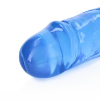 RealRock Crystal Clear Double Dong 13 in. Dual-Ended Dildo