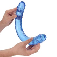 Doble Pene Crystal Clear RealRock 18 Pulgadas