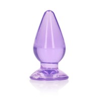 Plug Anal Crystal Clear de 3.5 pulgadas Púrpura