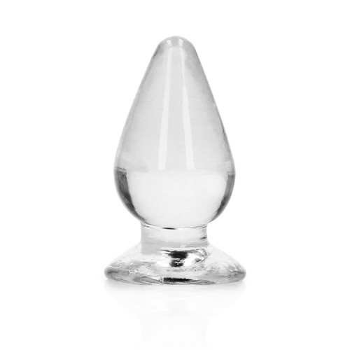 Plug Anal Transparente RealRock Crystal Clear 4.5 in.