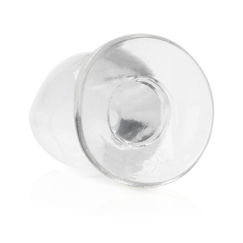 Plug Anal Transparente RealRock Crystal Clear 4.5 in.