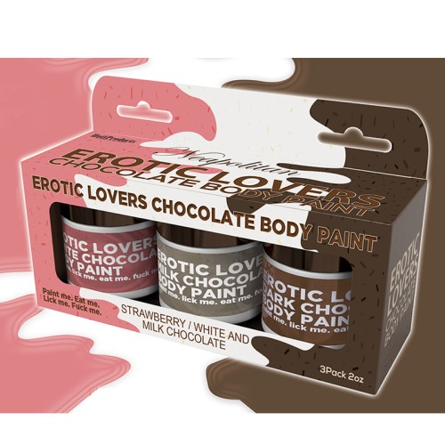 Erotic Chocolate Body Paints Set