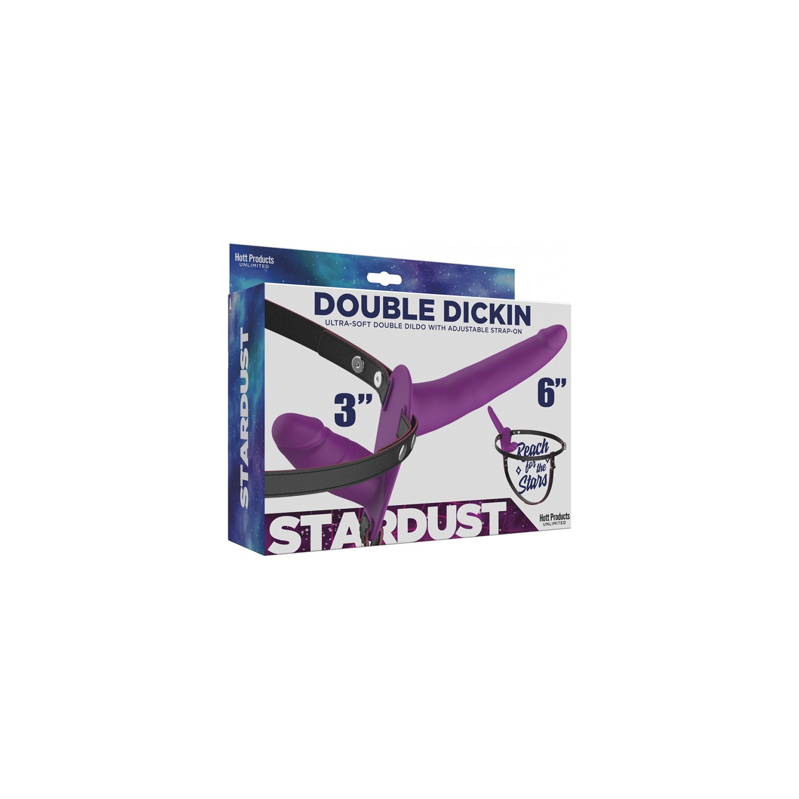 Stardust Double Dickin Strap-On con Arnés