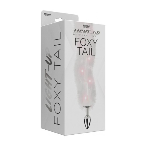 Plug Anal con Cola Brillante Foxy Tail - Ilumina Tu Noche