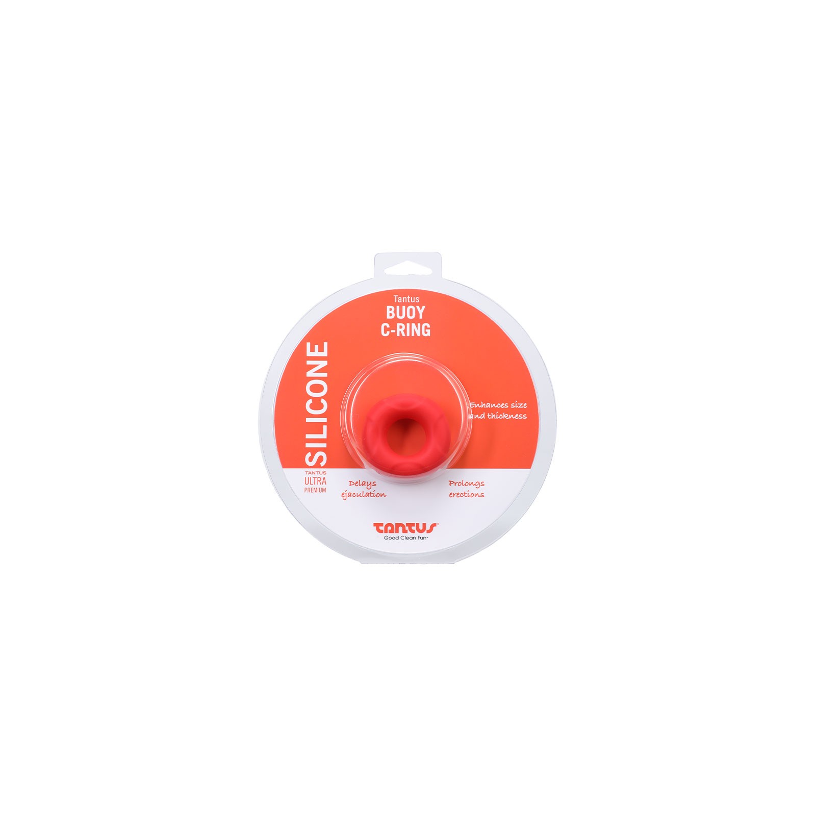 Tantus Buoy C-Ring Medium Red