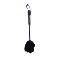 Rouge Mini Leather Hand Riding Crop for Playful Pleasure