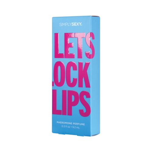 Perfume Infusionado con Feromonas Let's Lock Lips Simply Sexy