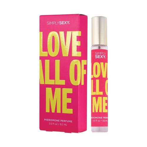 Perfume Infundido con Feromonas Simply Sexy Love All Of Me 0.3 oz.