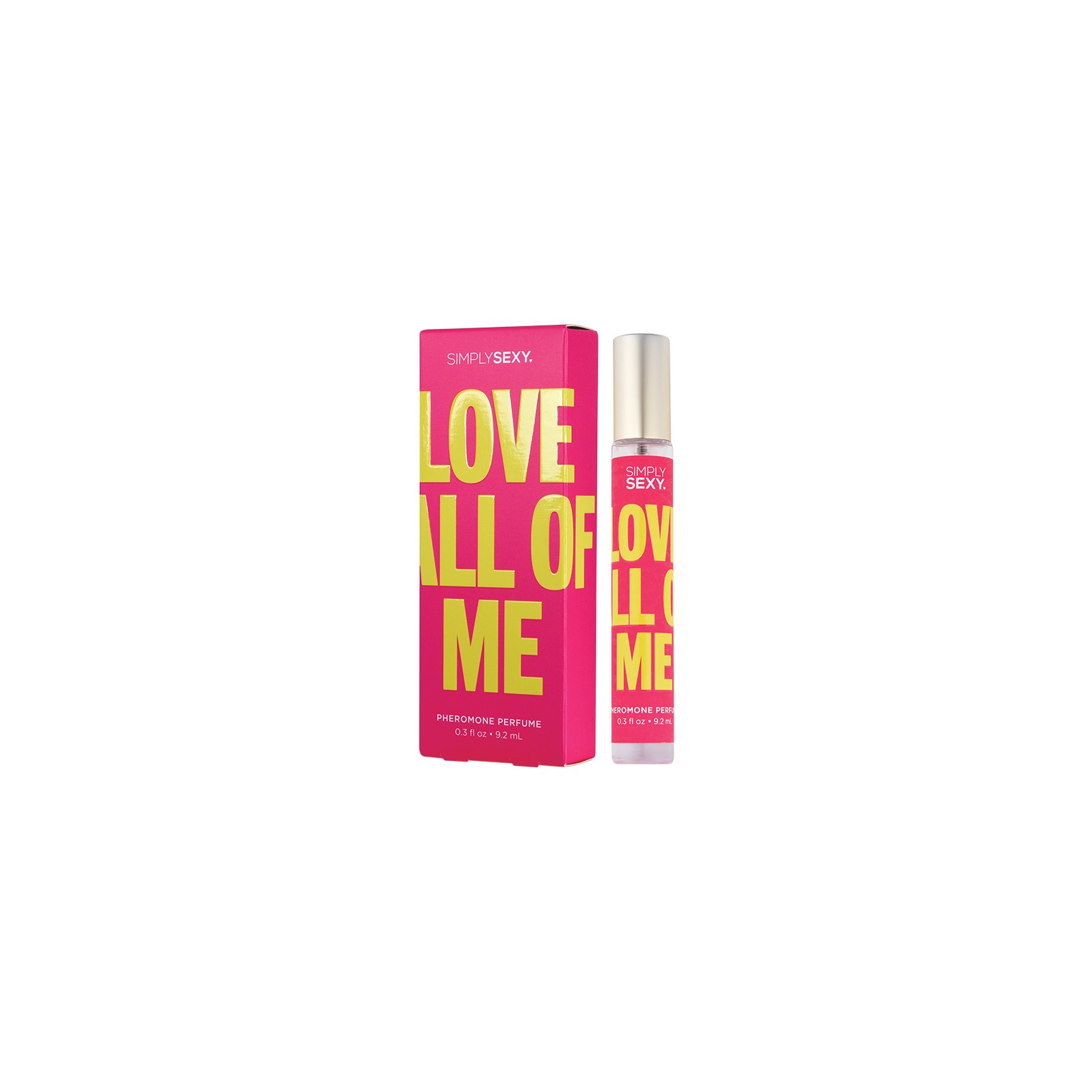 Perfume Infundido con Feromonas Simply Sexy Love All Of Me 0.3 oz.