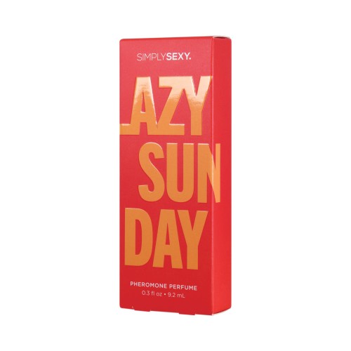 Perfume Infundido con Feromonas Simply Sexy Lazy Sunday 0.3 oz.