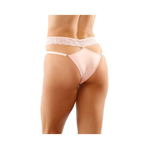 Panty de Microfibra Ren con Cintura de Doble Correa