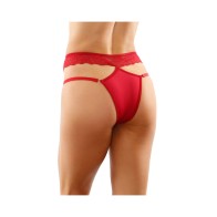 Panty de Microfibra Ren con Cintura Doble Rojo - Sexy y Cómodo