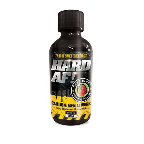 Hard AF Inyección para Mejora Masculina de 2 oz. Exhibidor de 12 Piezas