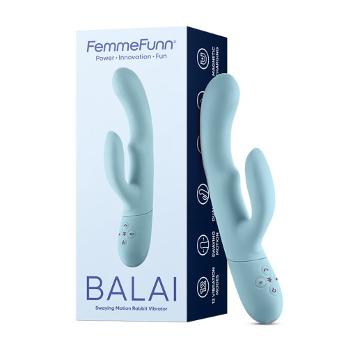 FemmeFunn Balai Rechargeable Silicone Swaying Motion Vibrator