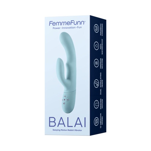 FemmeFunn Balai Rechargeable Silicone Swaying Motion Vibrator