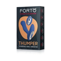 Vibrador Anal Thumper Recargable Forto con Control Remoto