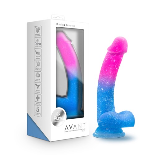 Dildo de Silicona Avant Chasing Sunsets con Fuerte Base de Succión