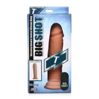 Curve Toys Big Shot 7in Vibrating Dildo with Suction Cup