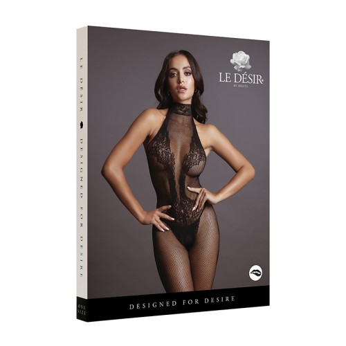 Le Desir Fishnet & Lace Bodystocking