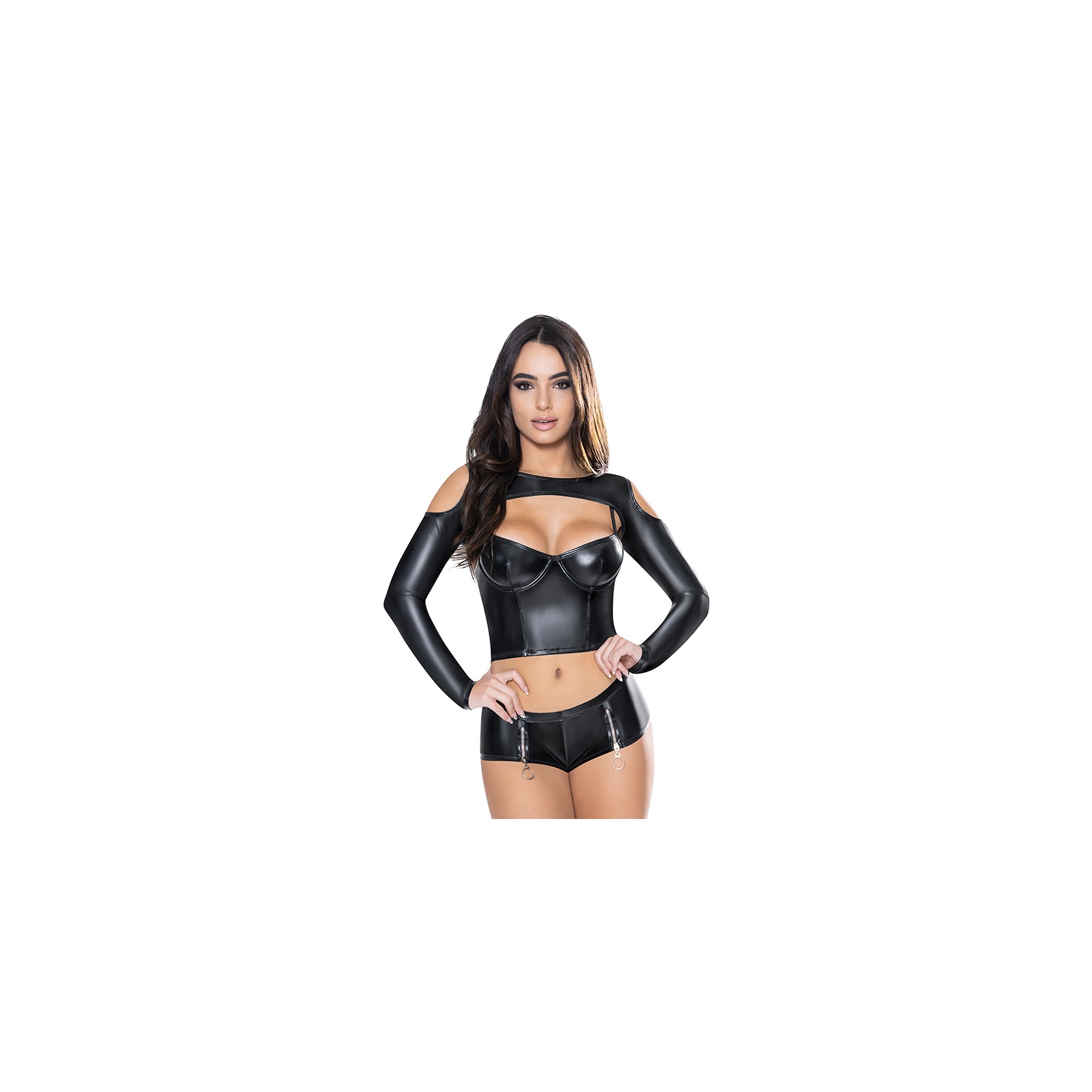 Magic Silk Liquid Onyx Camisole and Short Set