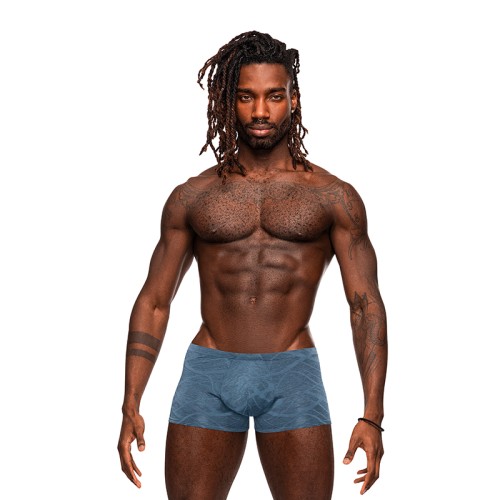 Male Power Inter-Mingle Mini Short in Blue