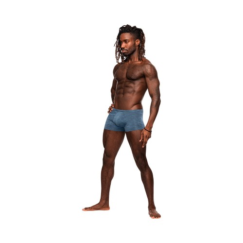 Male Power Inter-Mingle Mini Short in Blue