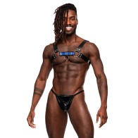 Male Power Aries Leather Chest Harness for Men