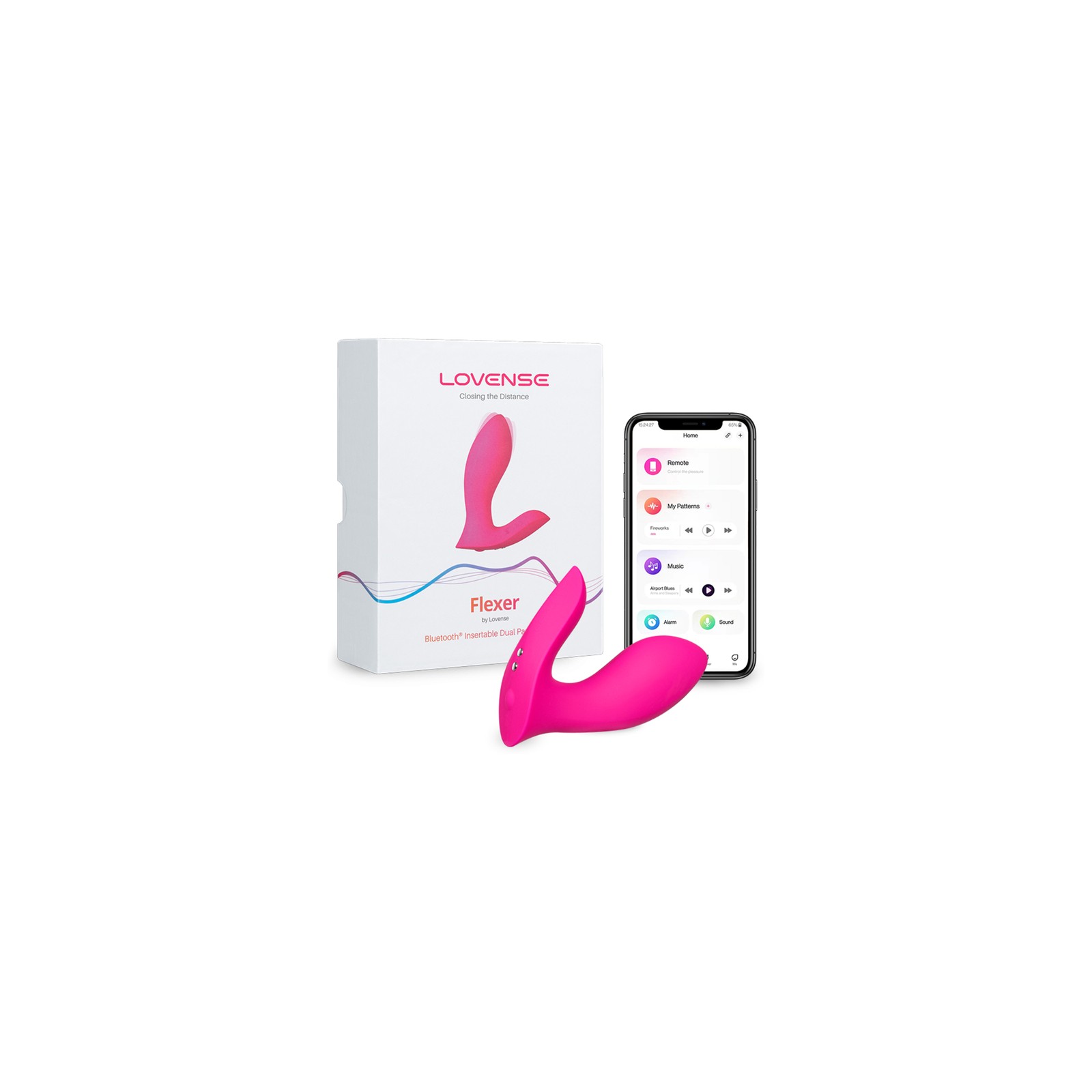 Lovense Flexer Vibrador Controlado por App