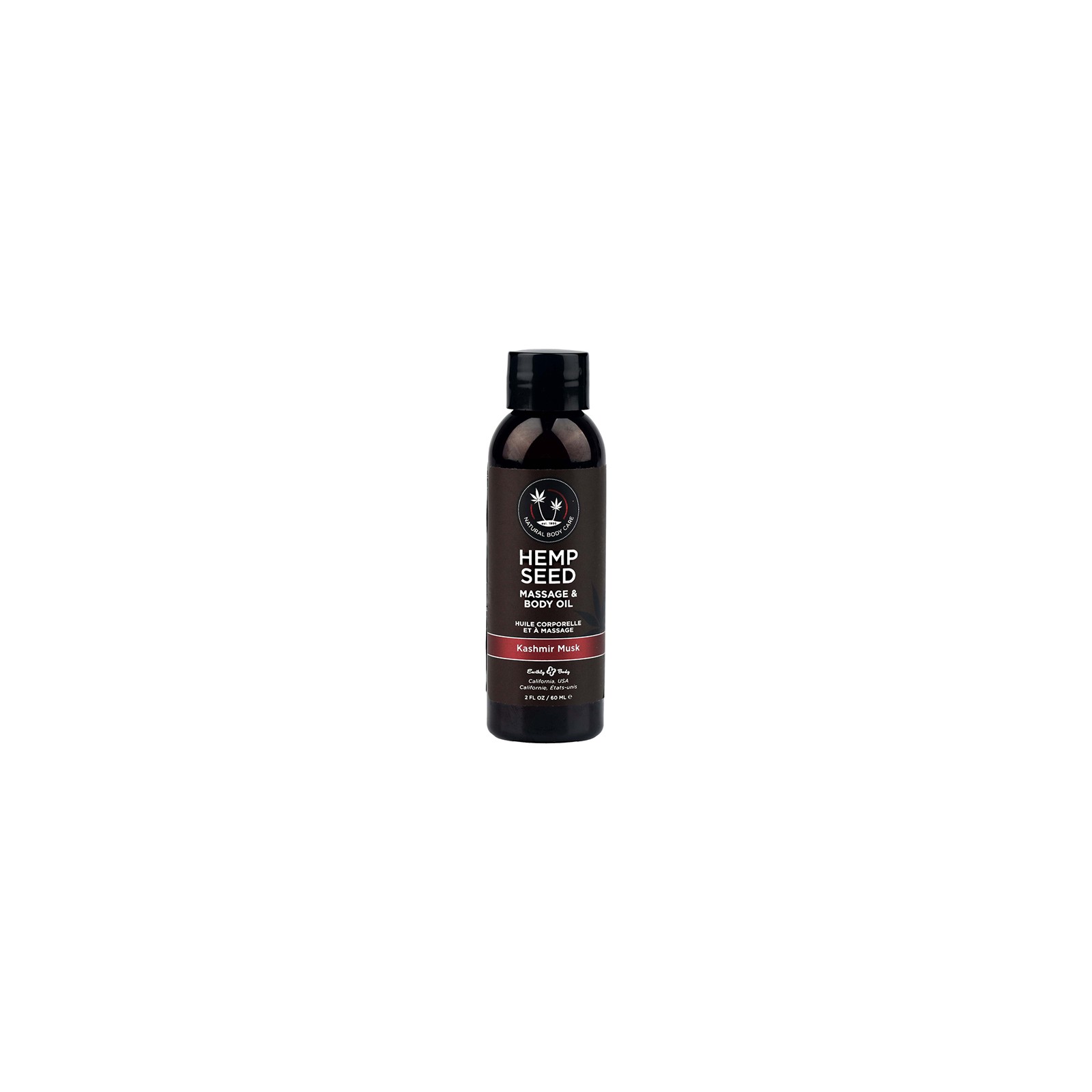 Earthly Body Hemp Seed Massage Oil Kashmir Musk