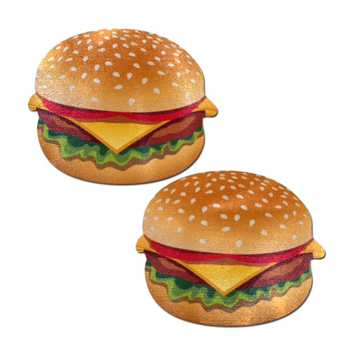 Pasties de Nipple de Cheeseburger Pastease