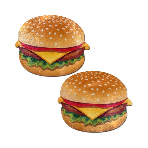 Pastease Cheeseburger Nipple Pasties