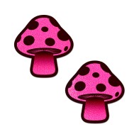 Pastease Neon Pink Mushroom Nipple Pasties