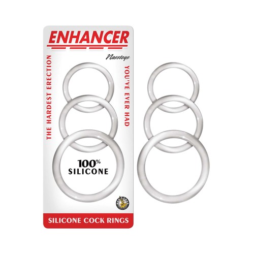 Set de Anillos para el Pene de Silicona Enhancer para el Placer Máximo