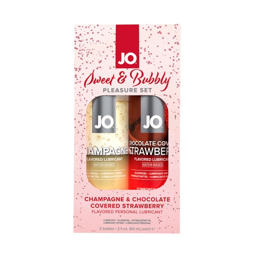 JO Sweet & Bubbly Flavored Lubricant Gift Set