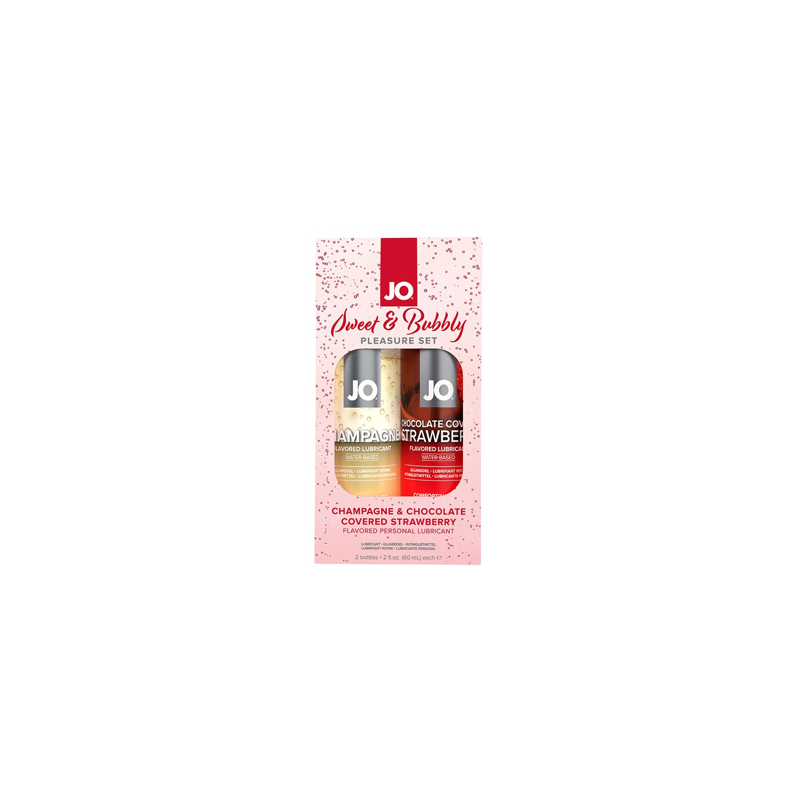 JO Sweet & Bubbly Flavored Lubricant Gift Set