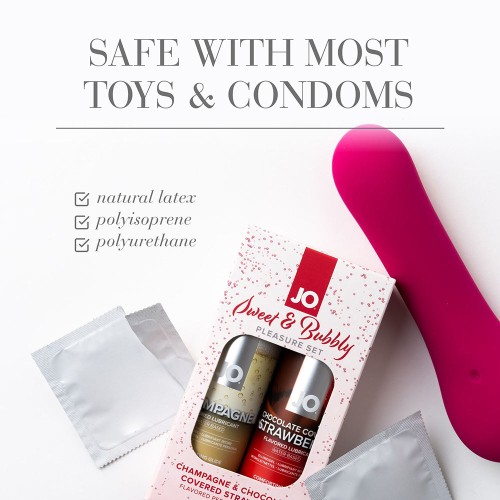 JO Sweet & Bubbly Flavored Lubricant Gift Set