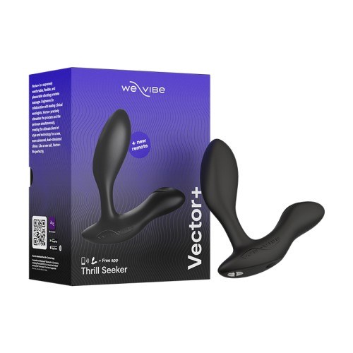 We-Vibe Vector+ Masajeador Prostático Doble Estimulación - Negro Carbón