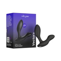 We-Vibe Vector+ Dual Stimulation Prostate Massager - Charcoal Black