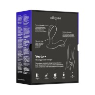 We-Vibe Vector+ Dual Stimulation Prostate Massager - Charcoal Black