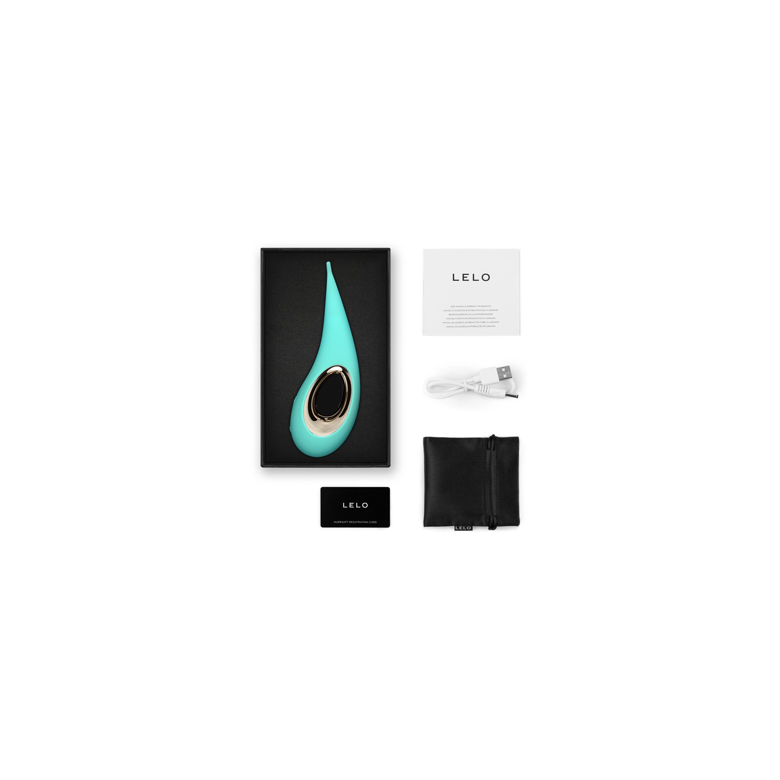 LELO DOT Clitoral Stimulator Aqua