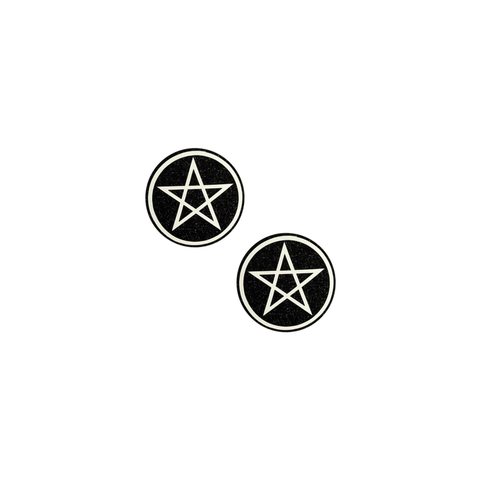 Wicca Black Glitter Nipztix for Bold Nights