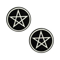 Wicca Black Glitter Nipztix for Bold Nights