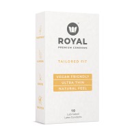 Royal Condom Tailored Fit Vegan Condoms