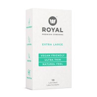 Condones Veganos Extra Grandes Royal para Protección Definitiva