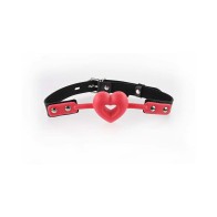 Ball Gag de Silicona en Forma de Corazón Amor Sportsheets