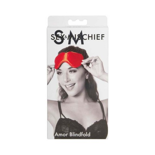 Sportsheets Amor Blindfold Red for Sensory Play