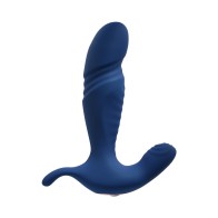 Gender X Blue Rechargeable Thrusting Vibrator