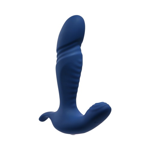 Gender X Blue Rechargeable Thrusting Vibrator