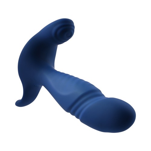 Gender X Blue Rechargeable Thrusting Vibrator